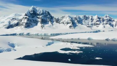 Antarktika, Güney Kutbu, Hava Manzarası, Antarktika Okyanusu, İnanılmaz Manzara, Buz Dağları