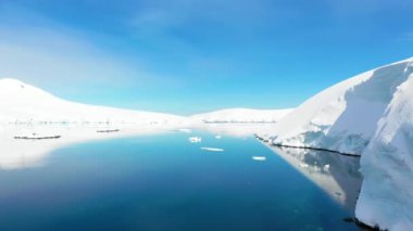 Antarktika, Güney Kutbu, Antarktika Okyanusu, Buzdağları, İnanılmaz Manzara, Hava Manzarası