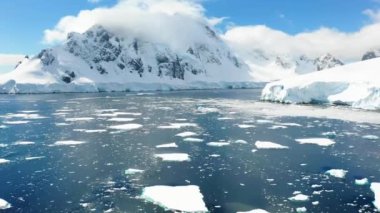Antarktika, Güney Kutbu, Buz Dağları, Antarktika Okyanusu, İnanılmaz Manzara, Hava Manzarası