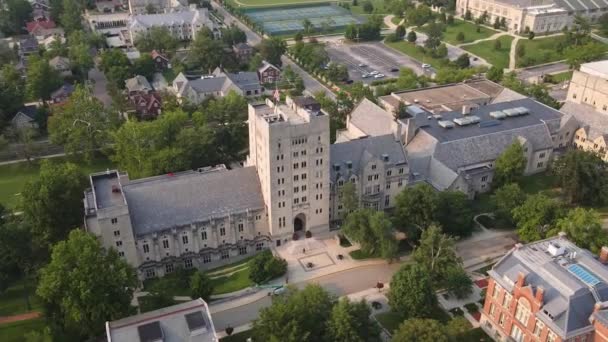 Indiana University Bloomington Drone View Amazing Landscape — Vídeos de Stock
