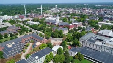 Columbia, Missouri, Jesse Hall, Missouri Üniversitesi, Hava Görünümü