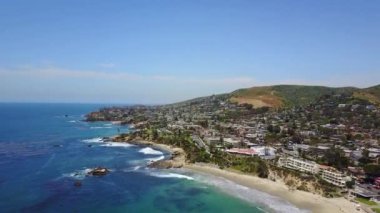 Laguna Sahili, Kaliforniya, Hava Manzarası, Pasifik Sahili, İnanılmaz Manzara