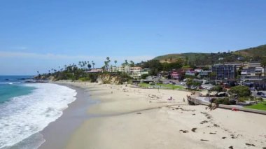 Laguna Sahili, Pasifik Sahili, Kaliforniya, İnanılmaz Manzara, Hava Manzarası