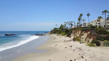 Laguna Sahili, Kaliforniya, Pasifik Sahili, İnanılmaz Manzara, Hava Uçuşu