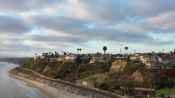 California Pacific Coast Amazing Landscape Aerial View — 비디오