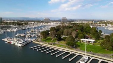 Marina del Rey, Kaliforniya, Hava Manzarası, Pasifik Sahili, Muhteşem Manzara