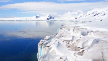Antarktika, Buzdağları, Güney Kutbu, İnanılmaz Manzara, Drone Manzarası, Antarktika Okyanusu