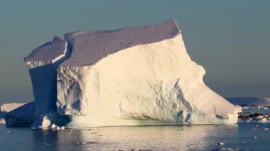 Antarktika, Antarktika Okyanusu, Güney Kutbu, Buzdağları, İnanılmaz Manzara, İnsansız Hava Aracı Görünümü