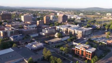Huntsville, Drone View, Downtown, Amazing Landscape, Alabama üzerinde uçan hava aracı