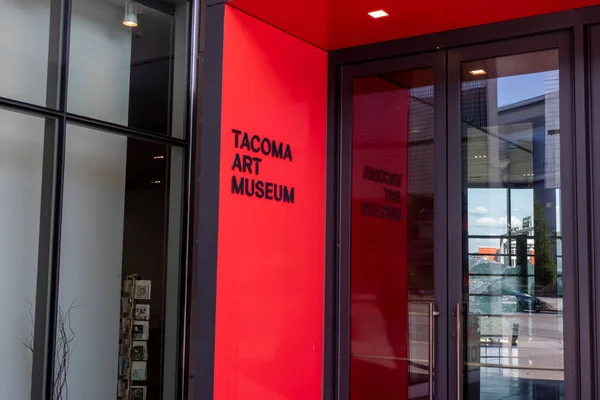 Tacoma Eua Por Volta Agosto 2021 Vista Rua Museu Arte — Fotografia de Stock
