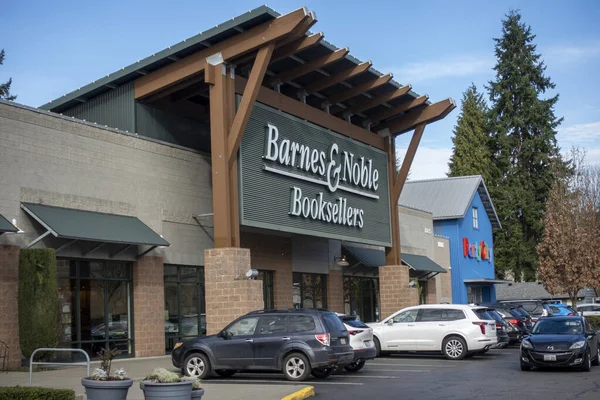 Woodinville Usa Circa Febrero 2022 Vista Una Tienda Barnes Noble — Foto de Stock