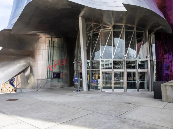 Seattle Usa Circa March 2022 View Empty Entrance Museum Pop — Fotografia de Stock