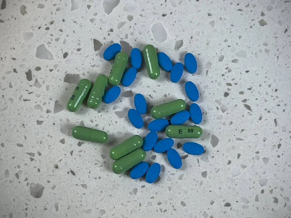 Seattle États Unis Vers Mai 2022 Vue Une Pile Pilules — Photo