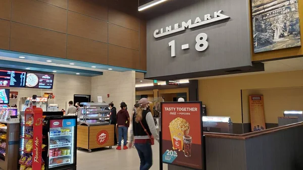 Kirkland Usa Circa October 2021 View Interior Cinemark Movie Theater — Fotografia de Stock