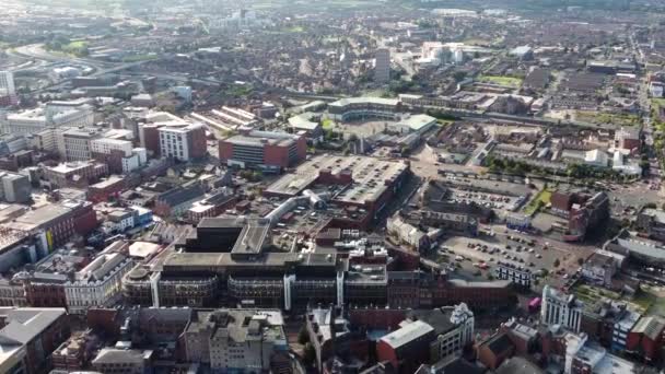 Royal Avenue Belfast Kuzey Rlanda Şatosu Alışveriş Merkezi — Stok video