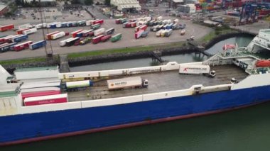 STENA FORETELLER Ferry at Belfast Harbour Northern Ireland 08-08-22