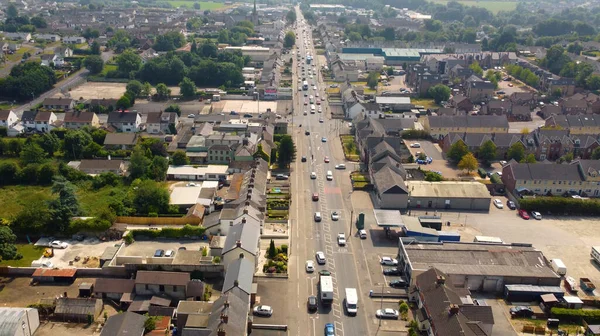 Foto Aérea Cookstown Main Market Street County Tyrone Irlanda Del — Foto de Stock