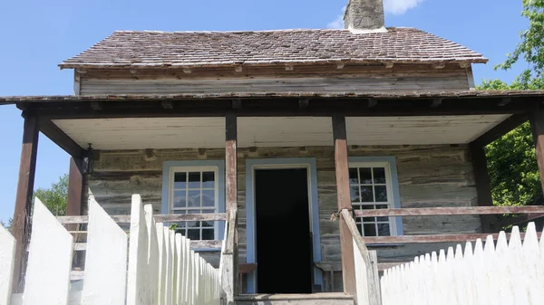 New World Old American 1800 Styled Wood Houses Αποθήκες Και — Φωτογραφία Αρχείου