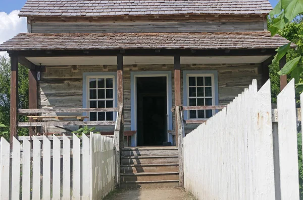 Ulster America Folk Park Návštěvnické Centrum Severním Irsku Starými Irskými — Stock fotografie