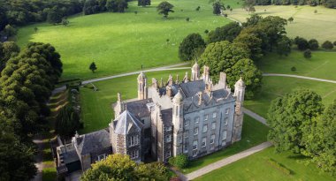 Glenarm Şatosu ve Village County Antrim N Ireland 
