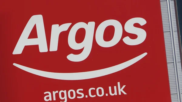 Argos Sign Larne Antrim Irlanda Del Norte — Foto de Stock