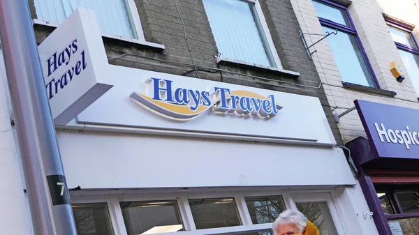 Hays Travel Limited Travel Agent Sign Larne Antrim Irlanda Del — Foto de Stock