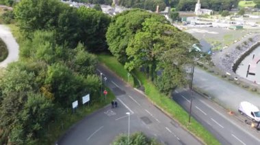 Glenarm Şatosu ve Village County Antrim N Ireland 