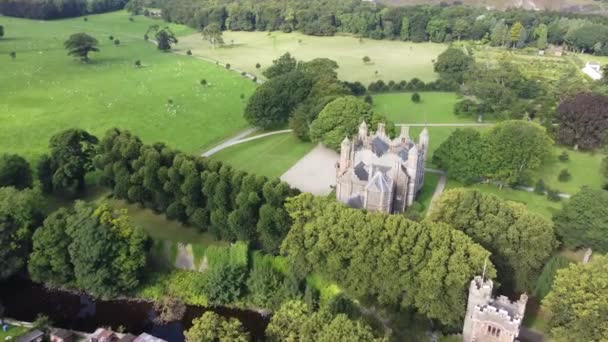 Glenarm Castle Village County Antrim Irlanda — Video Stock