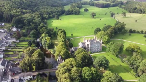 Glenarm Castle Village County Antrim Irlanda Del Norte — Vídeos de Stock