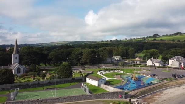 Glenarm Playground Play Area Antrim Northern Ireland — Vídeo de stock