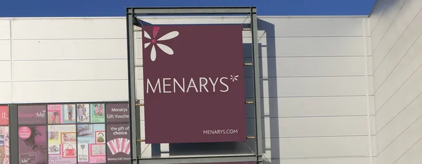 Menarys Lidl Logo Sign Its Department Store Laharna Retail Park — Foto de Stock