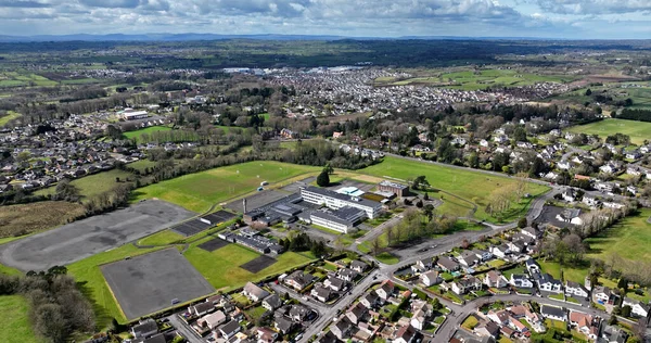 Фото Воздуха Гимназии Cambridge House Ballymena Antrim Northern Ireland — стоковое фото