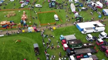 Visitors at Shanes Castle May Day Steam Rally Antrim Estate Northern Ireland on 6th May 28-08-21