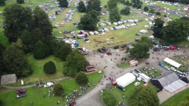 Visitors at Shanes Castle May Day Steam Rally Antrim Estate Northern Ireland on 6th May 28-08-21