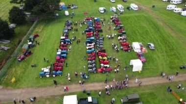 Visitors at Shanes Castle May Day Steam Rally Antrim Estate Northern Ireland on 6th May 28-08-21