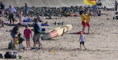 RNLI Cankurtaran Portrush Beach North Coast Co Antrim Kuzey İrlanda 30-05-22
