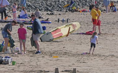 RNLI Cankurtaran Portrush Beach North Coast Co Antrim Kuzey İrlanda 30-05-22