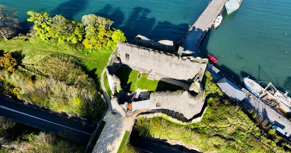 Aerial Photo King John Castle Carlingford Lough County Louth Ireland — стокове фото