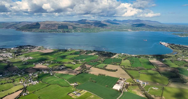 Aerial Photoo Slieve Donard Slieve Binnian Slieve Bearnagh Mountains Carlingford — Photo