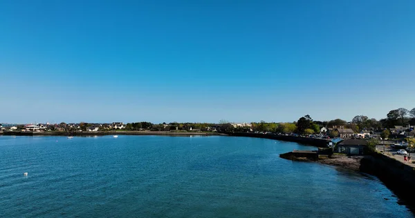 Aerial Photo Carlingford Village Lough Louth Irish Sea Ireland — Stockfoto