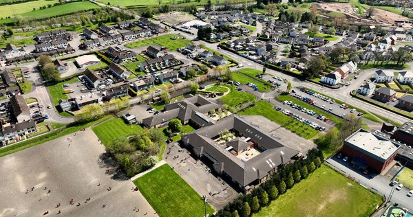 Aerial Photo Ballee Seven Towers Roundabout Ballymena County Antrim Northern — стокове фото