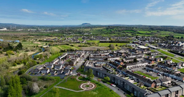 Aerial Photo Residential Homes Ballymena County Antrim Northern Ireland — Stok fotoğraf
