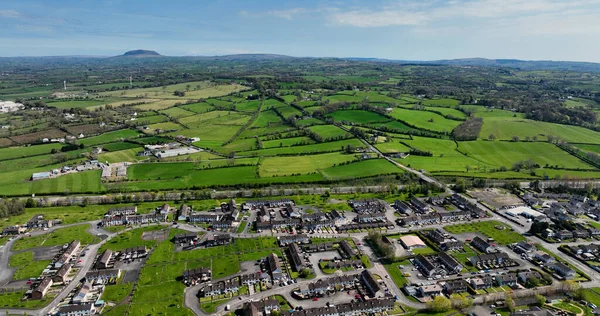 Aerial Photo Residential Homes Ballymena County Antrim Northern Ireland — Stok fotoğraf