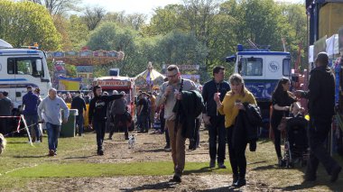 Crowds enjoying the fun at Shanes Castle May Day Steam Rally 1 May 2022