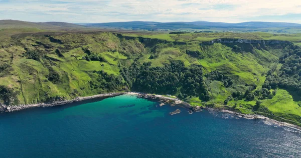 Luftaufnahme Von Murlough Bay Fair Head Atlantik Der Nordküste Antrim — Stockfoto