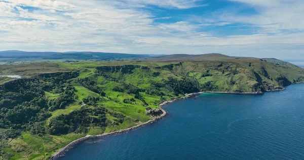 Luftaufnahme Von Murlough Bay Fair Head Atlantik Der Nordküste Antrim — Stockfoto