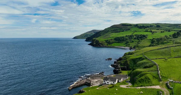 Aerial Photo Torr Head Antrim Irish Sea Northern Ireland — Fotografia de Stock