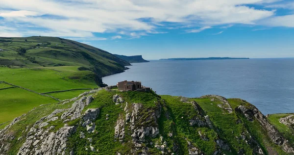 Aerial Photo Torr Head Antrim Irish Sea Northern Ireland — Fotografia de Stock