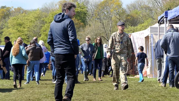 Trade Stalls Shanes Castle May Day Steam Rally May 2022 —  Fotos de Stock