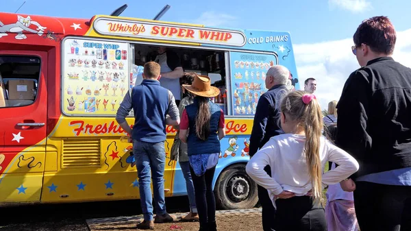 Ice Cream Van Shanes Castle May Day Steam Rally May — 图库照片